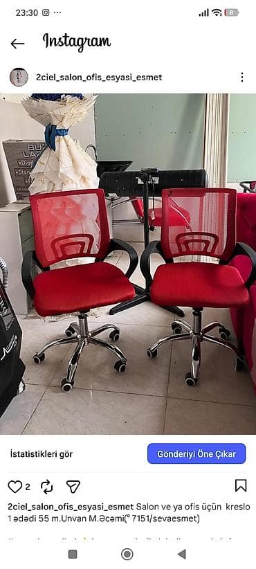 Ofis dolabları: Təkərli, Qolları tənzimlənmir — 1