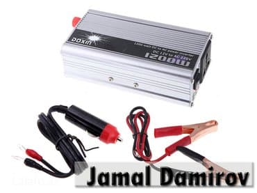 masin kompressor temiri: Avtomobildəki 12 volt 220 volta ceviren cihaz 1200 watt. Прибор для — 1