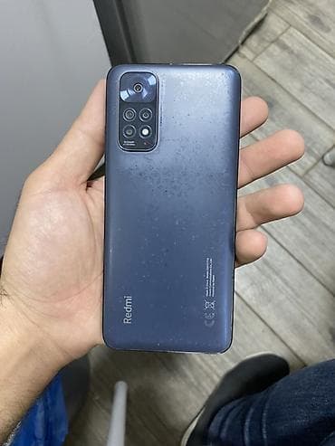samsung tab s8 plus: Redmi Note 11, 128 GB, rəng - Göy, Barmaq izi — 4