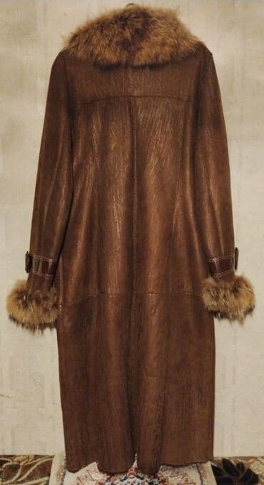 Digər qadın geyimləri: Kürk, XL, rəng - Qəhvəyi — 5