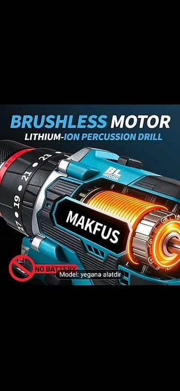 купить дрель в баку: Новый От аккумулятора, Самовывоз, Нет кредита — 3