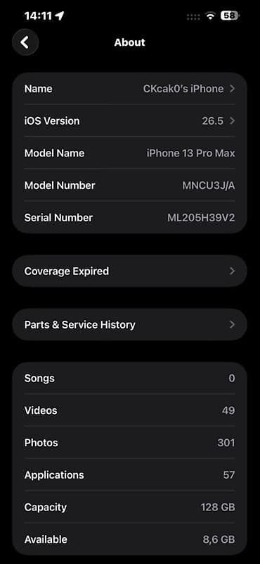 byd adapter: IPhone 13 Pro Max, 128 GB, Graphite, Face ID — 5
