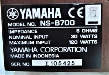 akustik sistem: Yamaha Kolonka, Növ - Akustik — 2