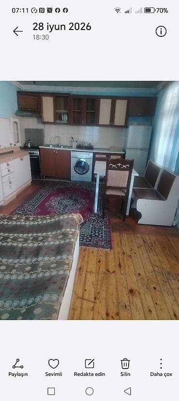 nardaranda kiraye bag evleri: Saray qesebesindedi 160m 1 otaqlı xanımlara, aileye verilir — 2