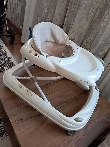 tibbi aparat: Uşaq gəzdirəni (yürütmə aparatı) - Rəng: ağ/bej - Yumşaq parça — 3