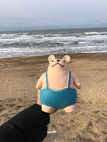 Fiqur, Rezin, rəng - Mavi