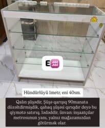 vitrin suse: ELMİRA ♒️ 🪄Vitrin satılır 💶Qiymət 90 azn 🏘️Ünvan inşatcılar metrosun — 1