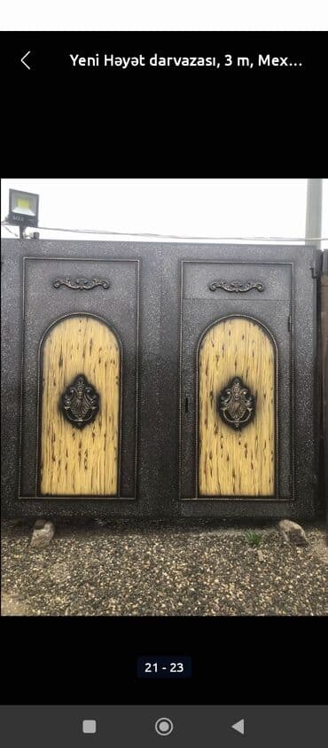 Lincoln: Железо Дворовые ворота, Механические, С дверью, Нет кредита, Бесплатная установка — 5