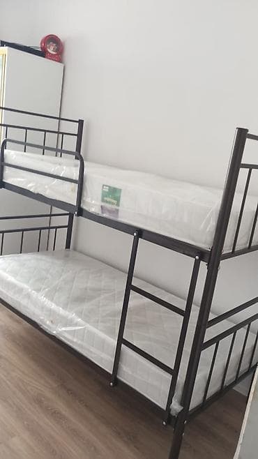 mebel restorer: Oğlan və qız üçün, Yeni, Çarpayı, Matras ilə, Siyirməsiz, Dəmir — 6