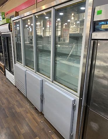 süd pompası: Mağaza/vitrin tipli şüşə qapılı soyuducu vitrin - 4 bölməli, sürüşən — 1