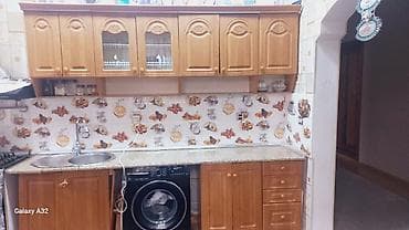 karandaş seti: Mətbəx mebeli dəsti - Material: ağac fakturalı MDF/laminat önlüklər — 1