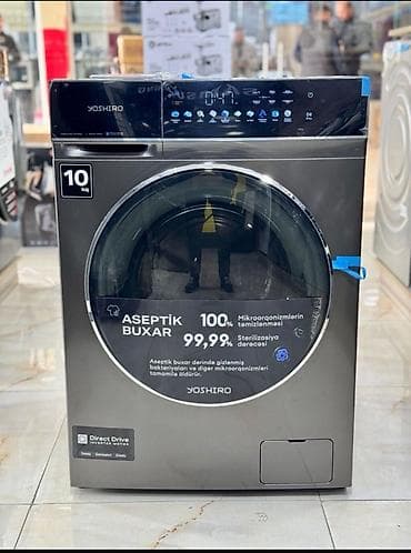 Paltaryuyan maşın 10 kq, Yeni, Avtomat, Qurutmasız, Kredit yoxdur, Ünvandan götürmə, Pulsuz çatdırılma, Ödənişli çatdırılma