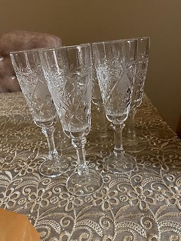 şuşə guzgu: Qədəhlər, Şüşə, 6 ədədli dəst — 2