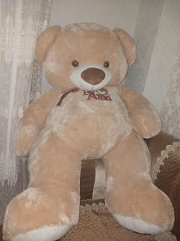 Plyuş oyuncaqlar dəsti - 1 ədəd çox iri ölçülü açıq-qəhvəyi ayı