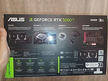 servant az: Videokart Asus GeForce RTX 5060 Ti, 8 GB, İşlənmiş — 2