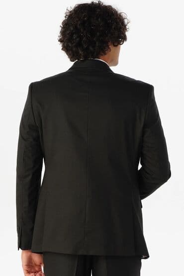 kişi ucun klassik qara kostyum: Kostyum, Demisezon, rəng - Boz — 3