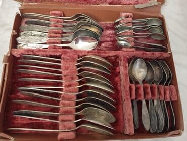 süfrə modelləri: Qədimi qaşıq dəsti – müxtəlif ölçülərdə, qutulu - Tərkib: böyük — 1