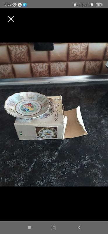 xrom caydan: Məhsul: 6 ədəd sousnik dəsti (qablaşdırmada “6 Pcs Saucers” yazısı) - — 1