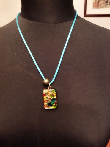 Бижутерия: Qadın bəzək dəsti və boyunbağılar - Çoxqatlı boyunbağı: Yüngül krem — 9