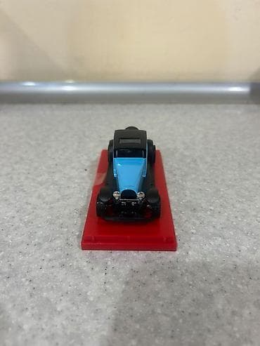 mini disk: Kolleksiya üçün retro üslubda oyuncaq avtomobil modeli - Korpus: mavi — 2