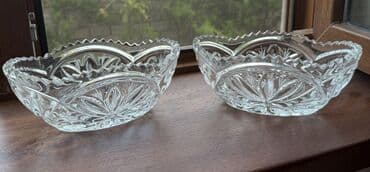 heinz kaşa: Миски, Набор из 2 шт., цвет - Белый, Хрусталь, Россия — 1