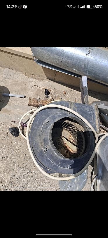 Sənaye tipli tüstü çəkən başlıq və havalandırma komplekti - Material — 3