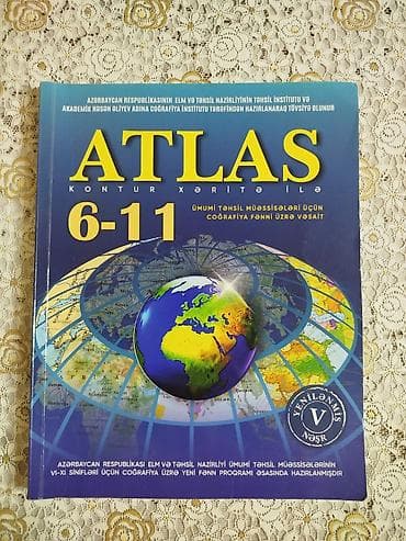 Məhsul: “ATLAS – Kontur Xəritə ilə, 6–11” (Yenilənmiş V nəşr) Təsvir