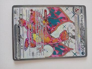 Pokémon TCG kolleksiya kartı – Charizard ex (Tera) - Növ: Stage 2