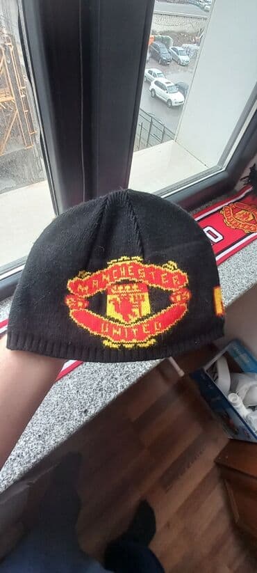 kişilər ucun papaq və şarf dəstləri: Papaq, Adidas, S/56, rəng - Qırmızı — 3