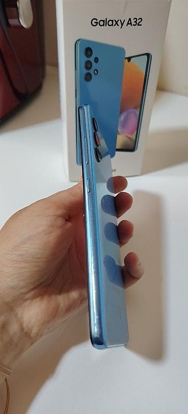 samsung s20 ultra 512: Samsung Galaxy A32, 128 GB, rəng - Göy, Barmaq izi — 3