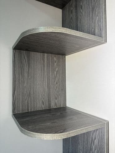 taxta bocka: İşlənmiş, Dekorativ rəf, Corner shelf — 3