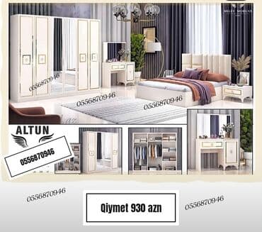 mətbəx masa dəsti: İkinəfərlik çarpayı, 2 tumba, Azərbaycan, Yeni — 24