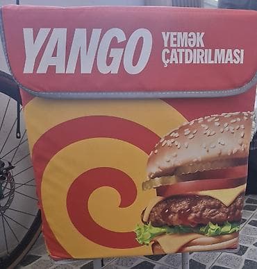 YANGO yemək çatdırılması üçün termo çanta. yenidir. hec bir prablemi — 1