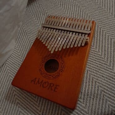 японский золотой саксофон и гитара: Original Kalimba - Təptəzədir, heç bir problemi yoxdur üzərində — 1