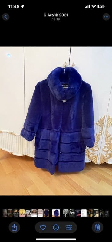 Kürklər: Kürk, Chanel, M, L, XL, rəng - Qəhvəyi — 2