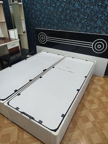 tumbocka: Yataq otağı dəsti – çarpayı, döşək və tumbalar - İkinefərlik bazalı — 4