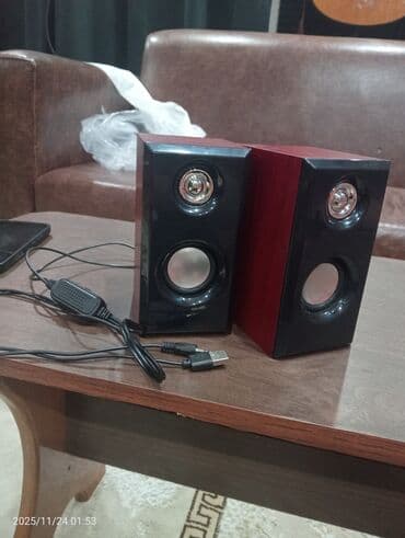 Maqnitofonlar: Kolonka, Növ - Kompüter üçün, rəng - Qırmızı — 1