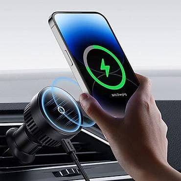 iphone aux kabel: Simsiz şarj cihazı Baseus, 15 Vt, Yeni — 2