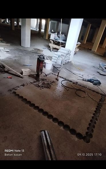 BETON KƏSƏN BETON KƏSMƏ BETON DEŞƏN KƏSİM İŞLƏRİ DEŞİM İŞLƏRİ KAROTLA