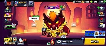 bilyard daşı: Brawl Stars hesabı – tam dolu oyun profili - Kupa sayı: 69,037 - Kupa — 1