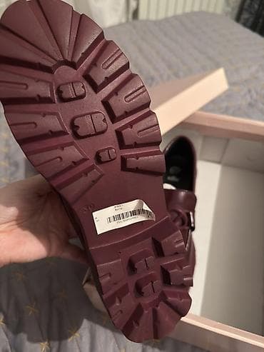 əyaqabi: Məhsul: Elle Shoes – Bordo qadın loafer - Rəng: Bordo (şərab rəngi) — 3