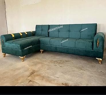 Sifarişlə ev mebeli: Künc divan, Qonaq otağı üçün, Parça, Bazalı, Açılan, Kitab — 1