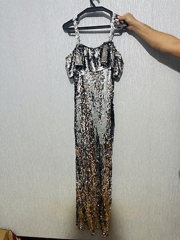 eco silim: Parıltılı payetli ziyafət donu - Model: incə qoşqulu, yüngül qapalı — 6