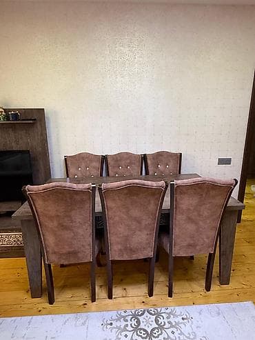 taxta stul stol: İşlənmiş, Dolab, Komod, Masa və oturacaqlar — 7