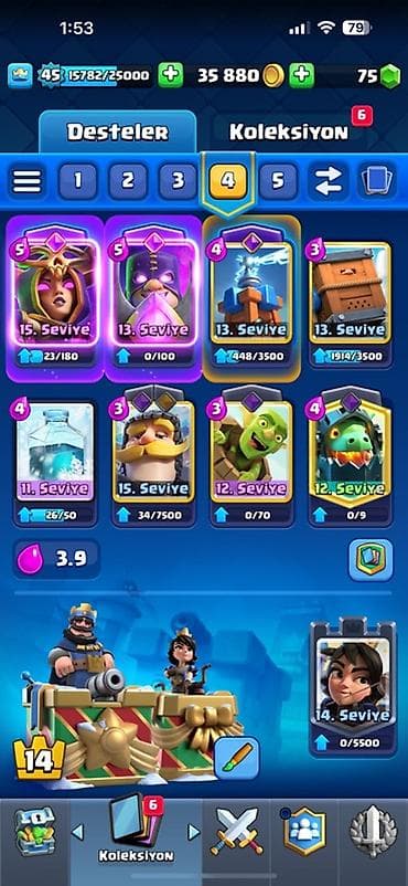 qizil külçə: Clash Royale oyunu üçün hesab -ıcınde 40 yagın emoji var - 4 ılık — 4