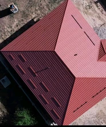 ev ustunun vurulmasi: Metal dam örtüyü və yağış oluk sistemi – istehsal və quraşdırma - — 9