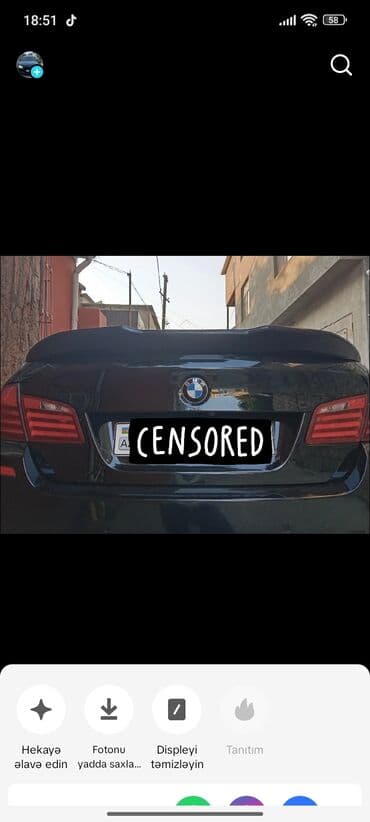 bmw oturacagi: Bmw F10 spoyleri — 3