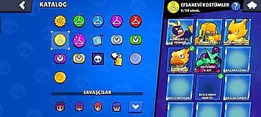 Brawl Stars oyun hesabı (88 karakter) - Kral kuboklar: 29 928 - — 7