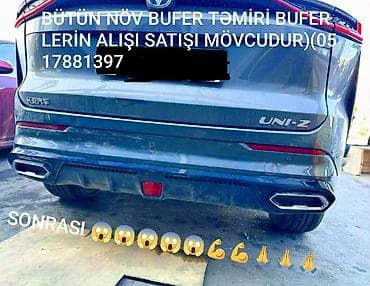 Xidmət: Avtomobil buferinin bərpası və təmiri - Arxa və ön buferlərdə