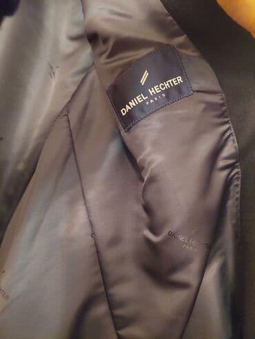 balonka kurtkalar kisi ucun: Daniel Hechter Paris kişi palto - Rəng: qara - Model: klassik uzun — 2